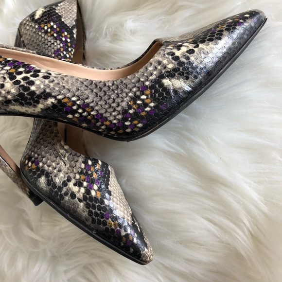Vince Camuto leather heels snake like - Picture 12 of 17